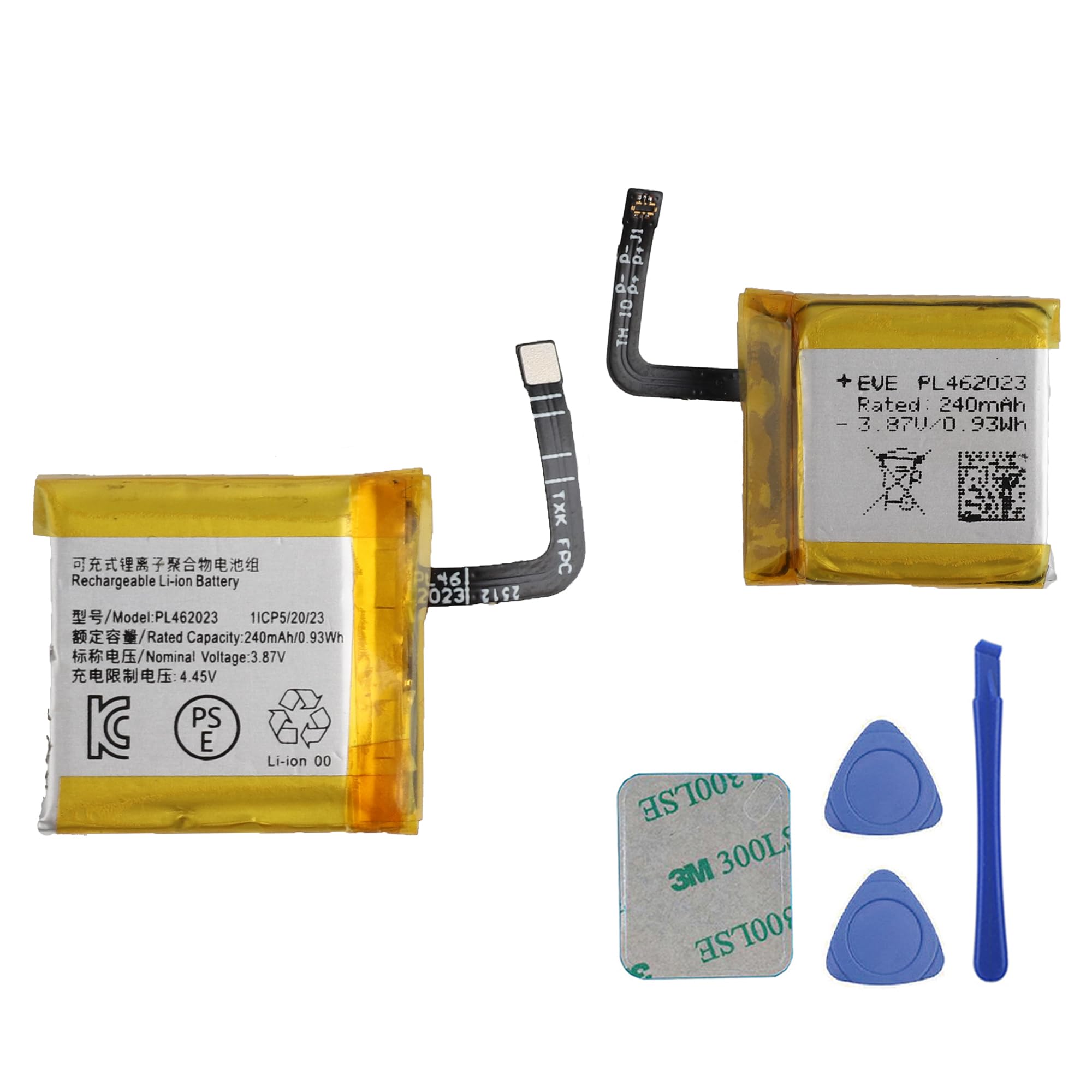 pl462023 akumulator zastępczy 240 mAh/3,87 V kompatybilny z Amazfit GTS 3 A2035 Smartwatch z narzędziami