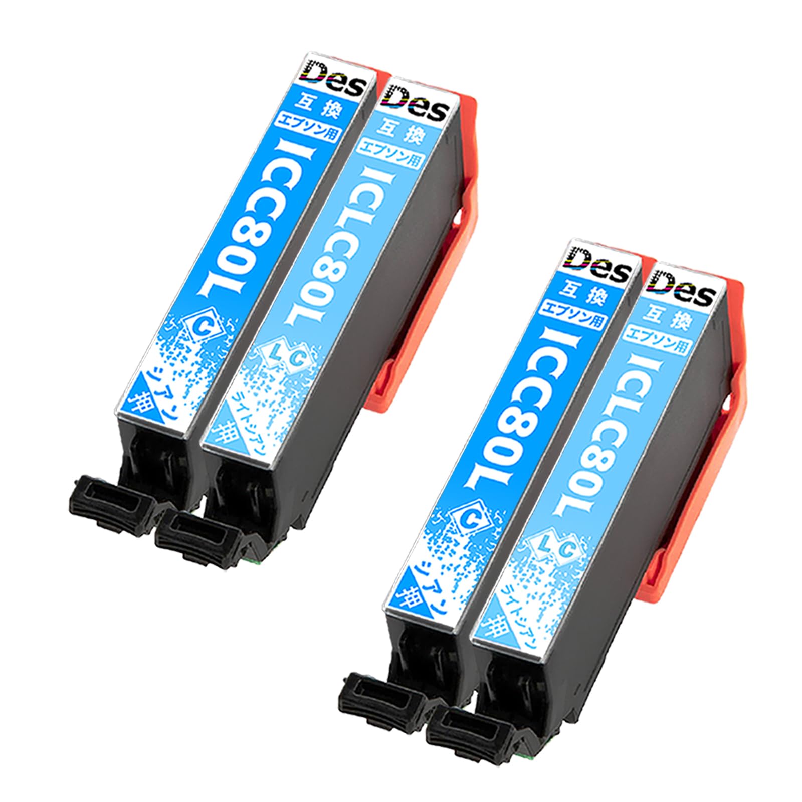 Amazon.co.jp: IC80 インク ICLC80L ICC80L ライトシアン シアン