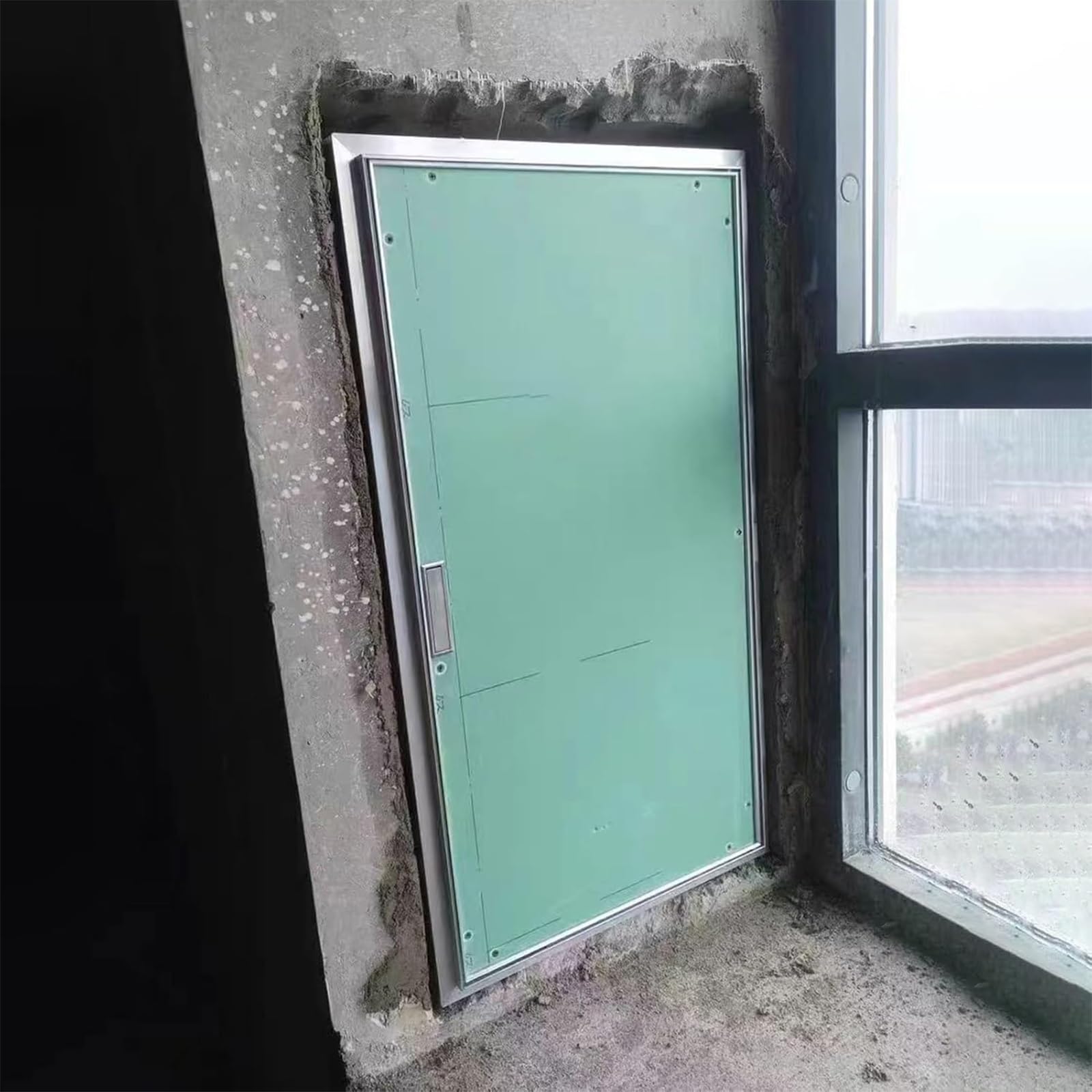 Acceso oculto a fontanería de 12 x 26 versátil para tablero de yeso pintable