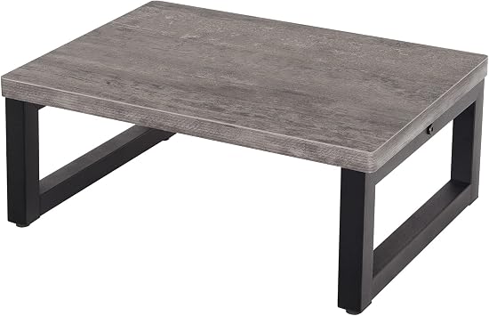 Snughome Wooden Step Stools for Adults Kids, Solid Wooden Bedside Step Stool Adults Hold Up to 350 lb, One Step Foot Stool for Kitchen, Bedroom, Living Room, Bathroom - Self-AssemblyGrey