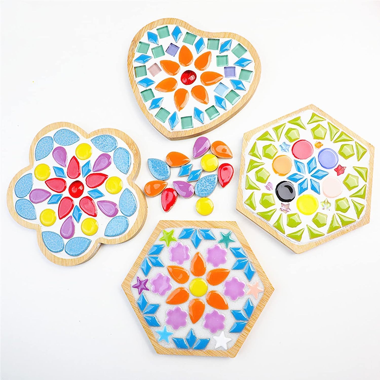 Carreaux De Mosaïque Céramique Aléatoires - 500g, 3 Tailles, Pour DIY Décoration Intérieure/extérieure