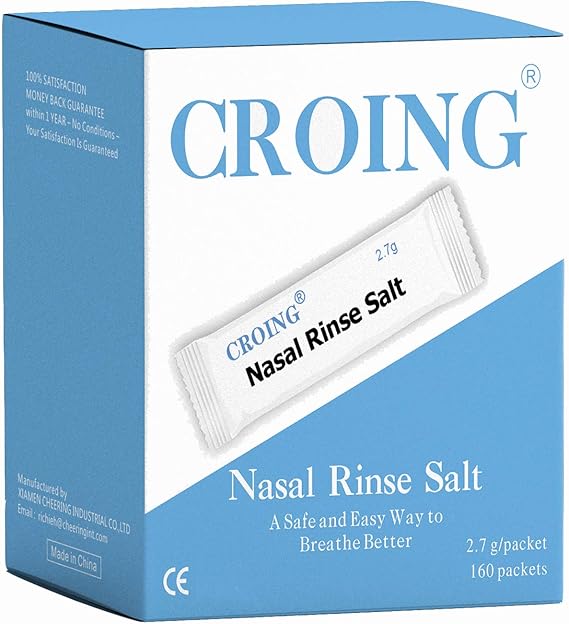 Sal Enjuague Nasal Kombiuda - 40 Sobres Isotónica - Limpieza Congestión Adultos Y Niños