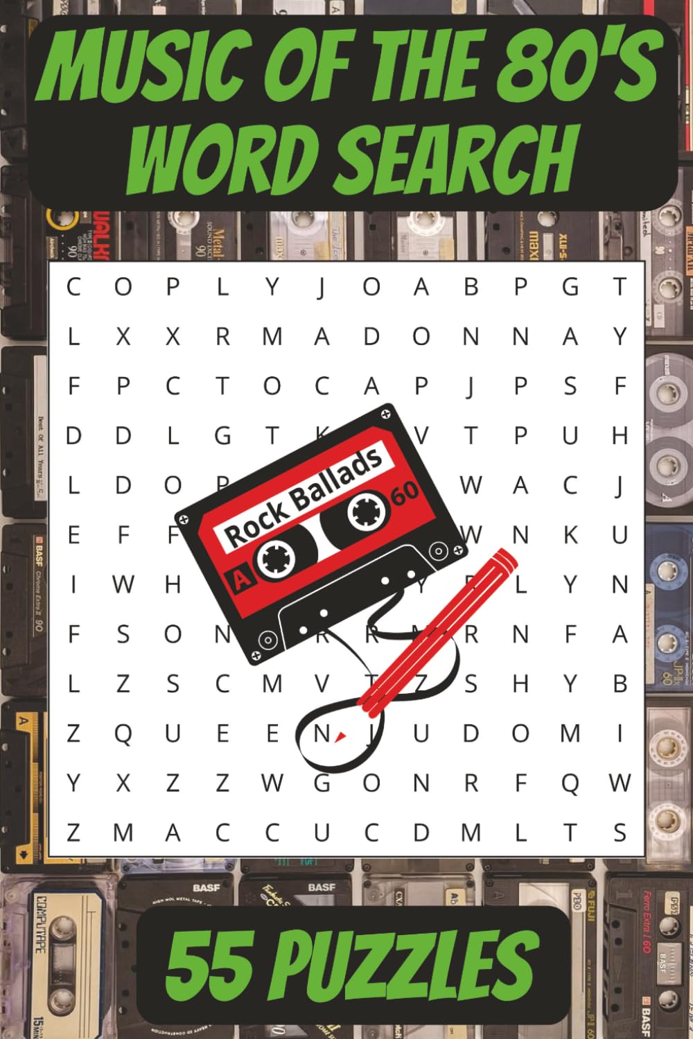 Music of the 80's Word Search Puzzle Book: From Synth Pop to Rock Anthems—Puzzle Your Way Through the 80s