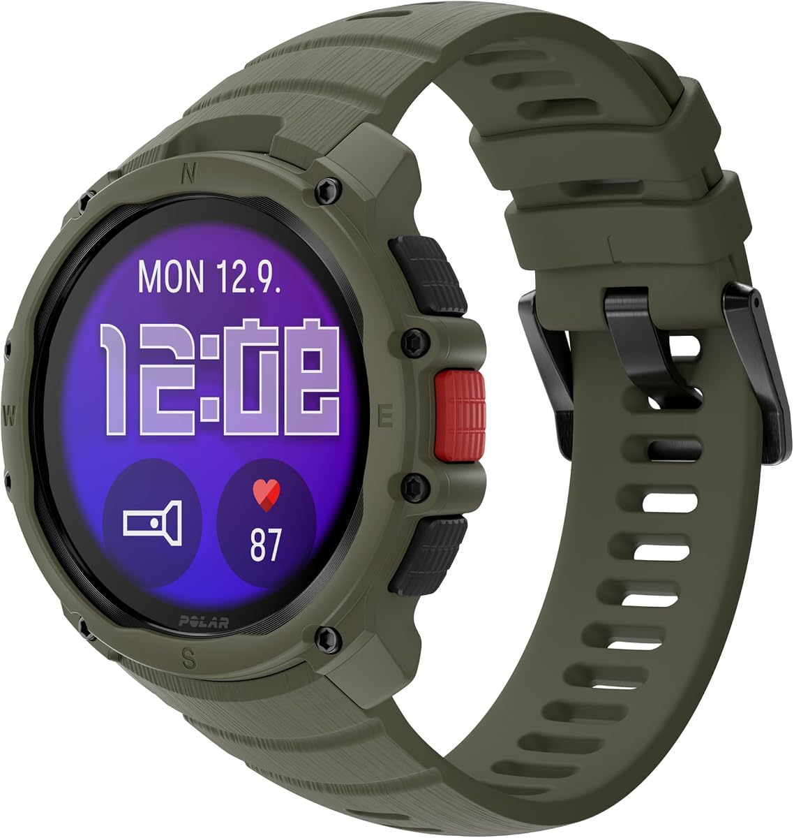 Polar Street X – Reloj deportivo para correr con GPS – Resistente al agua – Más de 170 perfiles deportivos – Batería de 10 días – Pantalla AMOLED – Monitor de frecuencia cardíaca en la muñeca – Linterna incorporada