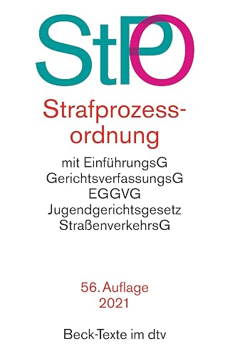 Strafprozessordnung (Beck-Texte im dtv)