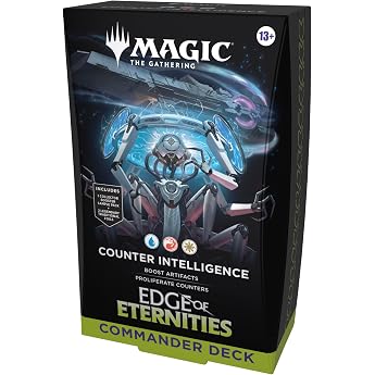 Magic: The Gathering On the Edge of Eternities Commander Deck - Brand Intelligence (Deck of 100 Cards, Collector's Booster Sa