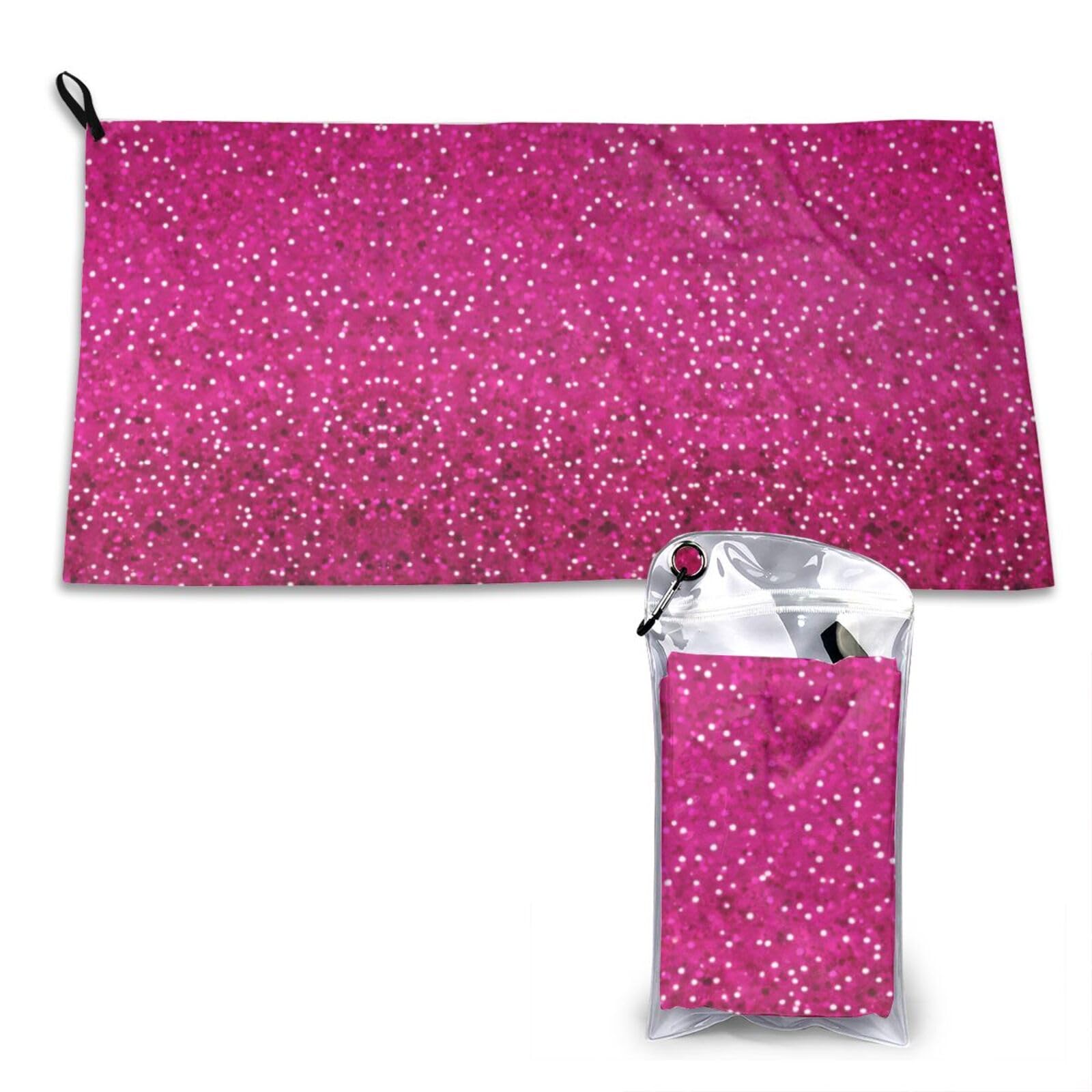 WXWJSHMGC Glitter Pattern Print Cooling Towel, Gym Towel,Cooling Towels For Neck, Soft Breathable Travel Cool Towel,Sports Towels For Gym,Camping