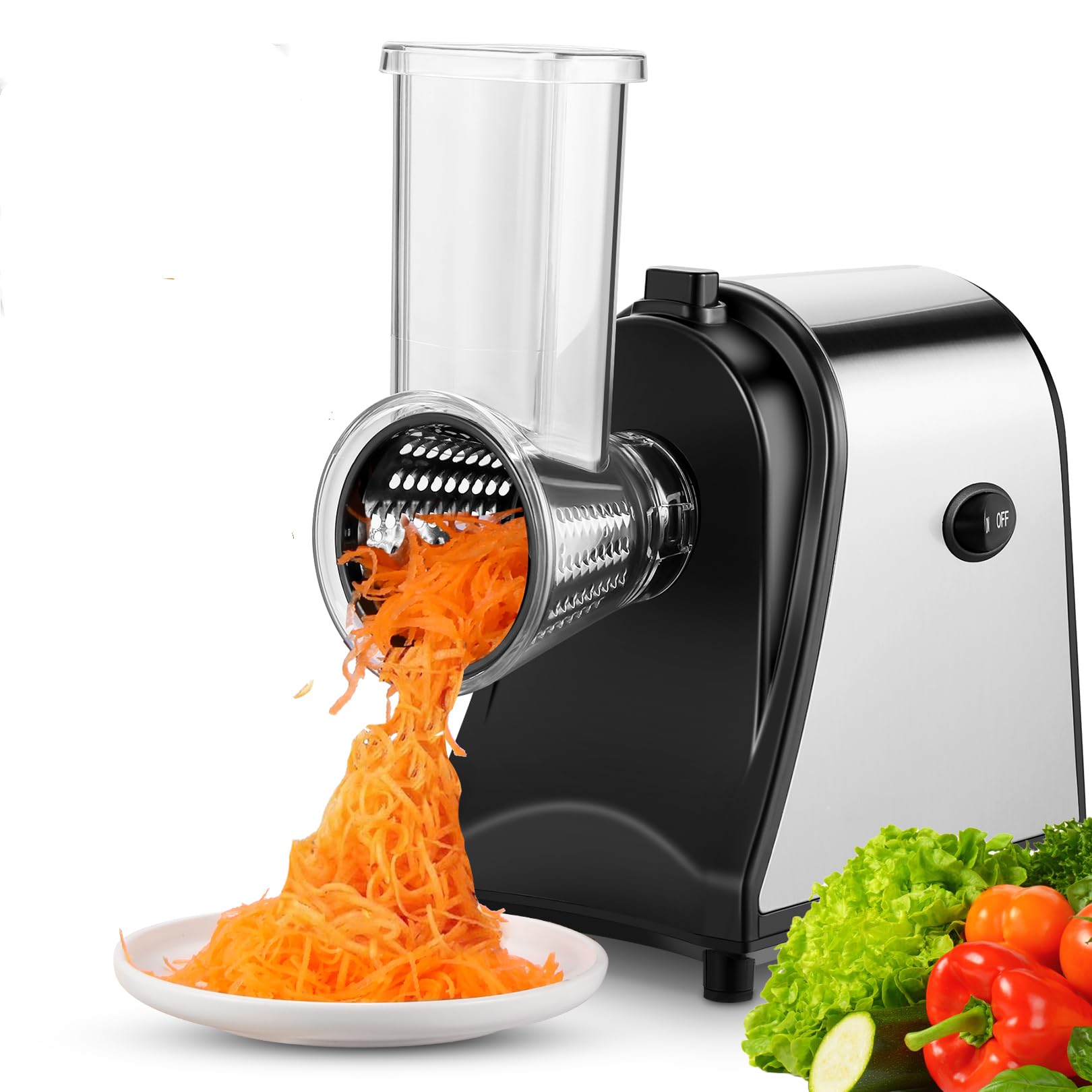 Amazon.com: 250W Electric Slicer/Shredde for Block Cheese, 5 In 1