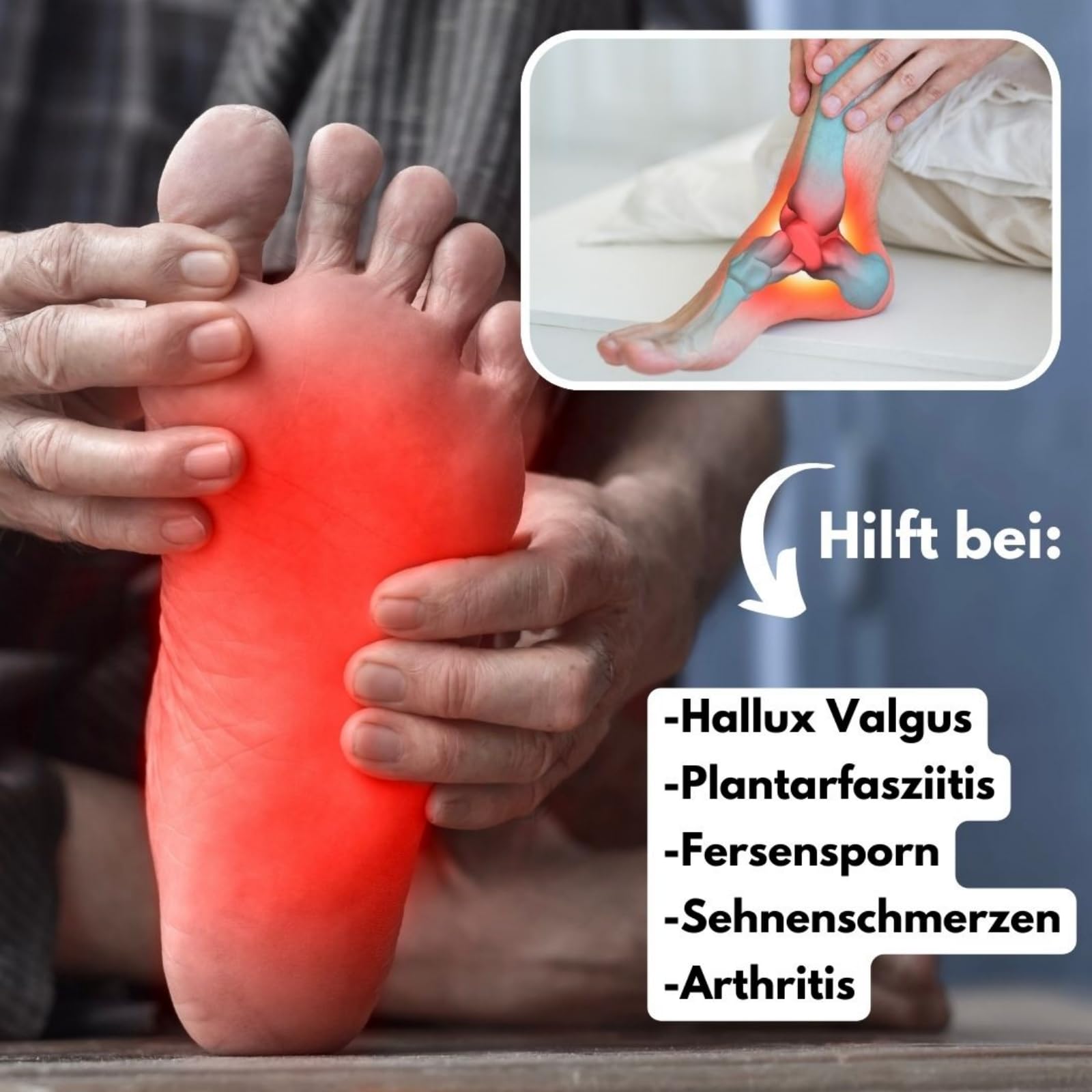 Orthopädischer, Rutschfester & wasserdichter Schmerzlinderungs-Schuh - FeelFree - Unisex，Leichte Sneakers für Outdoor, Fitness und Alltag，Wanderstiefel, Wanderschuhe