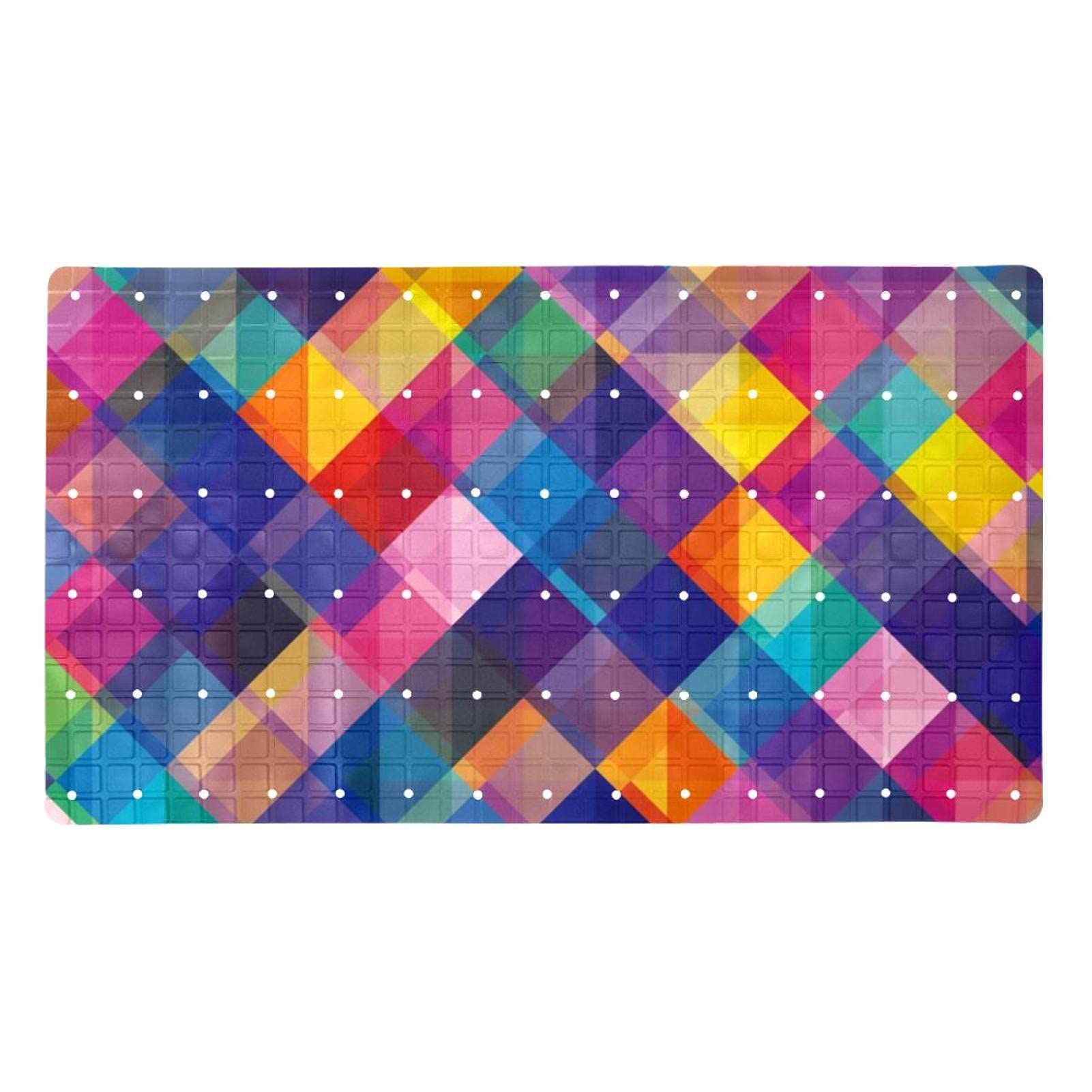 Tapis de baignoire antidérapant enfant et senior 40x70 cm à ventouses