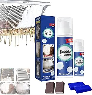 2023 New Upgrade All Purpose Bubble Cleaner,Bubble Cleaner Foam,North Moon Bubble Cleaner,Foaming Heavy Oil Stain Cleaner,Kitchen Bubble Cleaner Spray,All Purpose Bubble Cleaner Foam Spray (130ml)