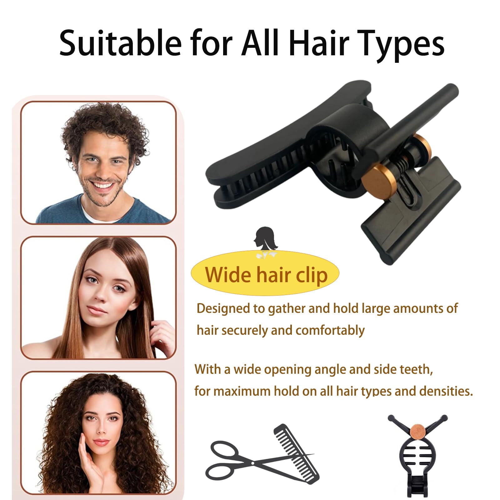Dyson Airwrap: Hair Accessories Set - Gold and Silver Amazon.com : 4 Pcs Gold Hair Clips Sectioning and Styling  main image 4