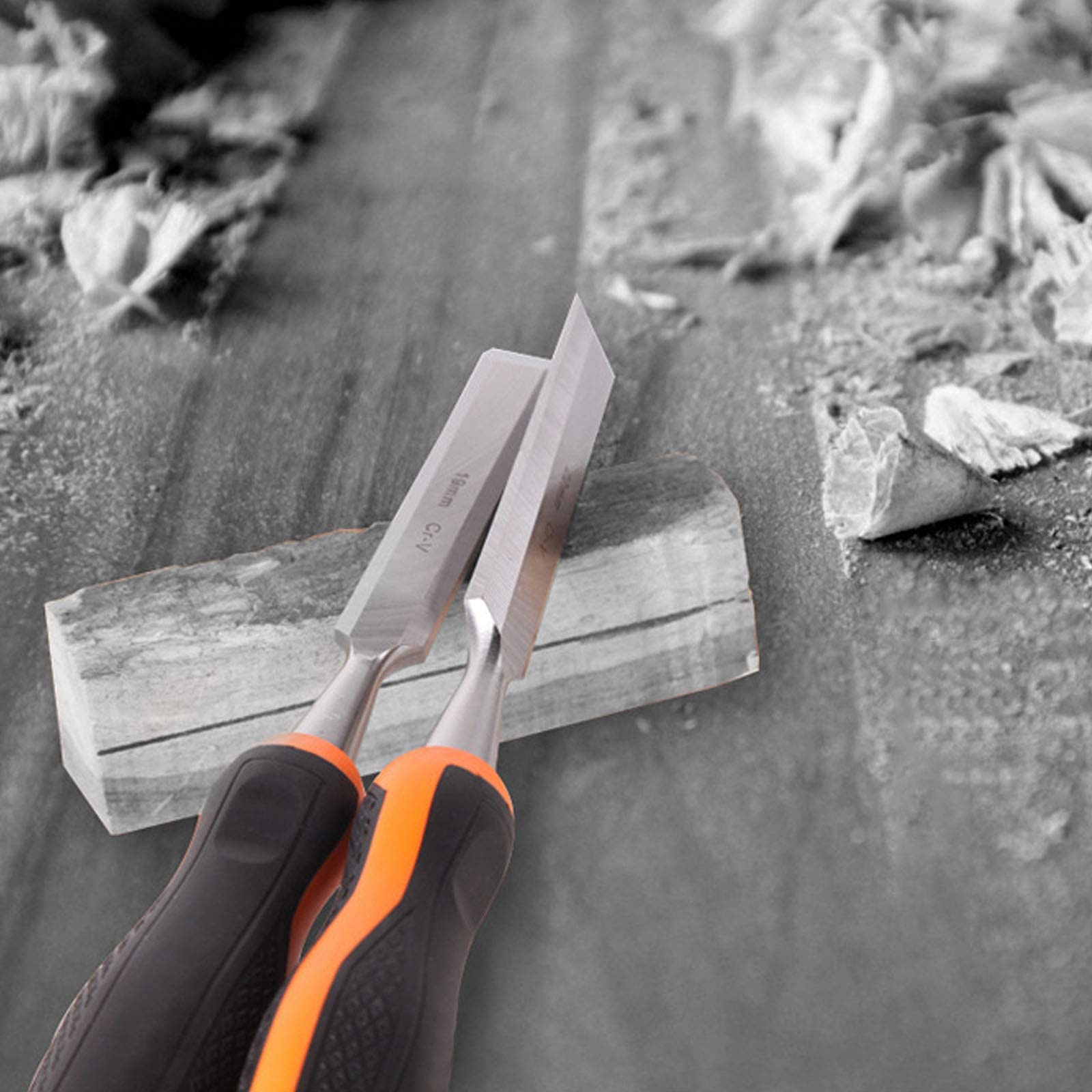 Set Di Scalpelli Piatti Per Legno, Manico In Fibra Di Plastica Tpr Strumenti Per La Lavorazione Del Legno Falegname Fai Da Te Aereo In Legno Coltello Da Intaglio Per La Lavorazione Del Legno, Pezzo