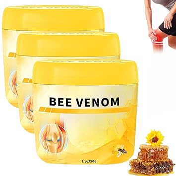 Bee Venom Advanced Joint And Bone Care Cream,New Bee Venom Professional Cream,Advanced Bee Venom Gel Cream,New Zealand Bee Venom Cream,For All Skin Types 3pcs