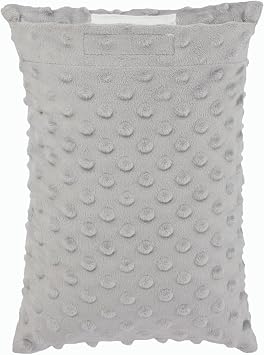 Small Neck Pillow for Recliner Chair Neck Support Pillows Pain Relief Plump Adjustable Filling Nap Airplane Sleeping Little Cushion Minky Dot Light Gray