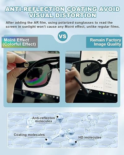 Miniatura 3 de CDEFG Paquete de 2 protectores de pantalla antirreflejos compatibles con Toyota Tacoma TRDLimitedTrailhunterSRSR5 2024 de 14 pulgadas, protector de