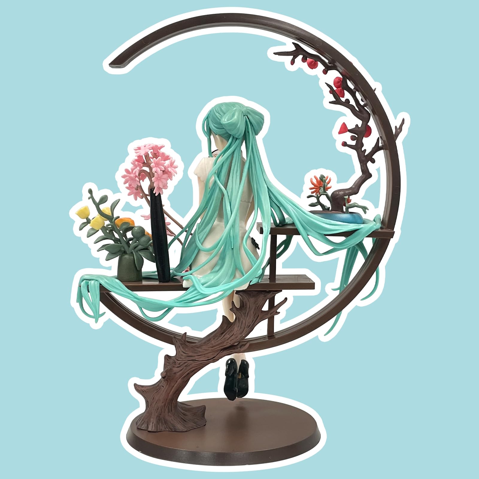 Hatsune Miku Figura, Figuras Action, 30cm Modelo de Figuras | Anime Figure Juguete Estatua, para Fans Cumpleaños Regalo
