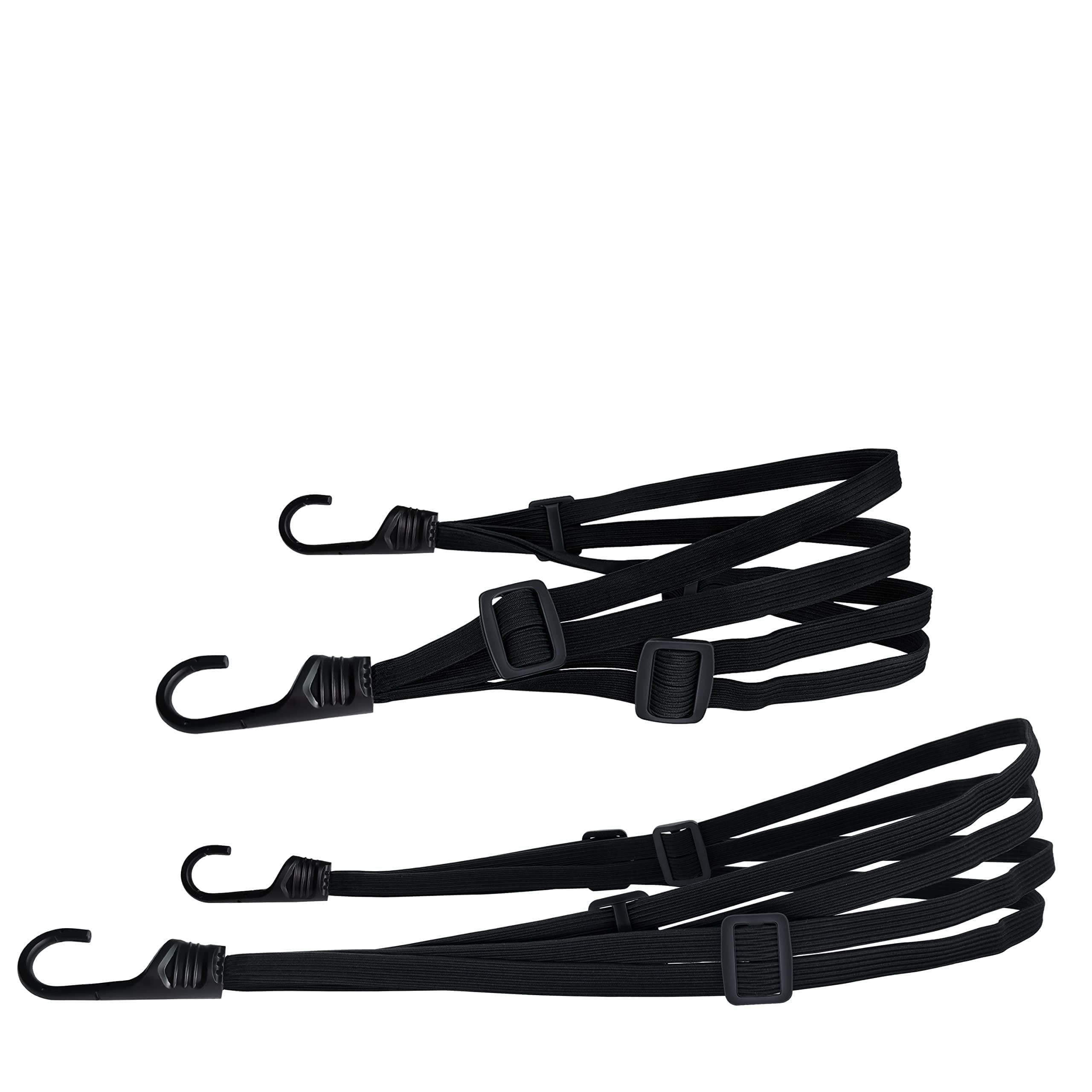 NIGEGOU 2 Pcs Motorcycle Cargo Straps for BMW KRS 100 1100 1200 1300 1600 T GT LT RT, Luggage Bungee Cords Adjustable Tiedown Belts Fastening Gear Straps,90cm+90cm
