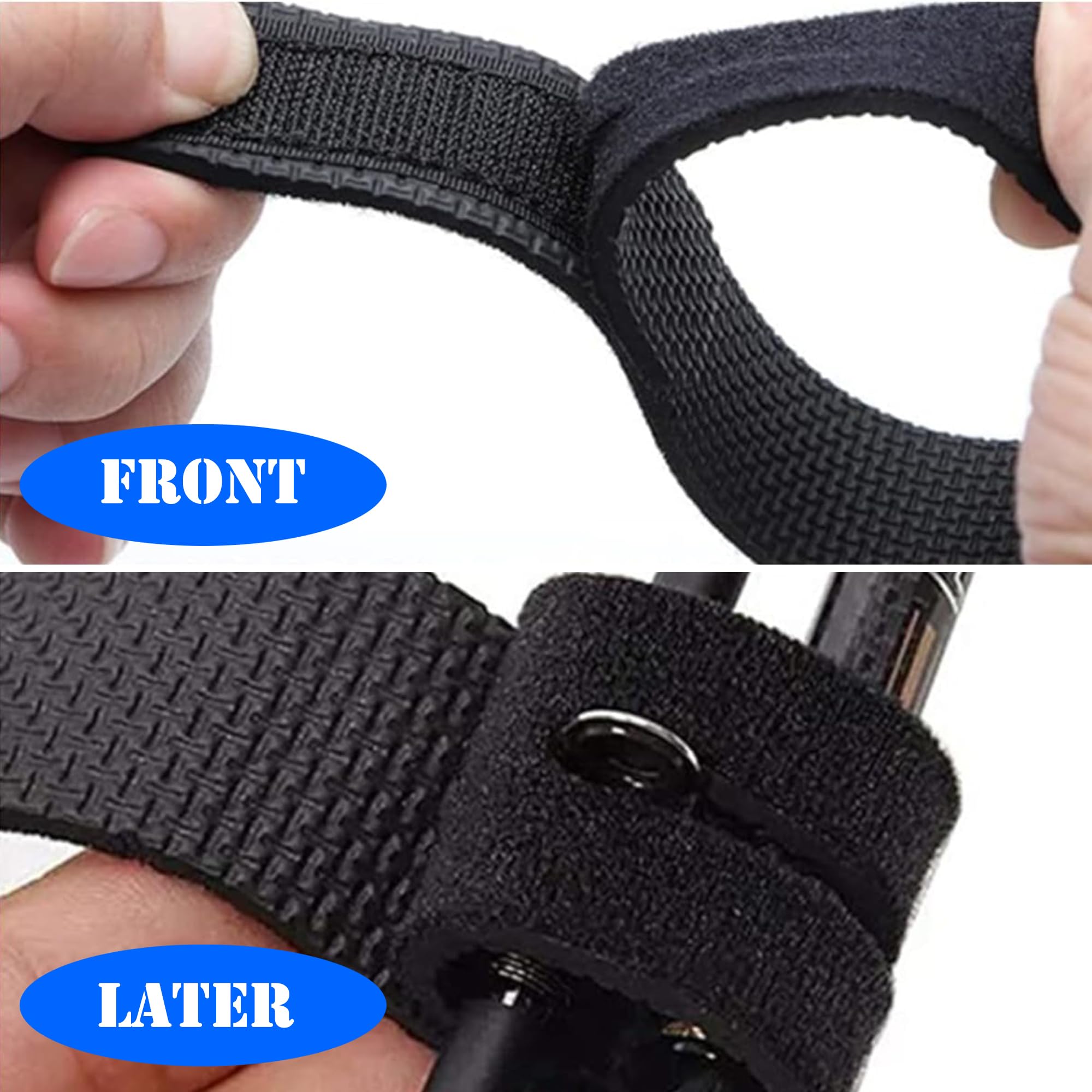20 Piezas Caña de Pescar Correa, EláSticas Cintas de Pesca, Correas para cañas de Pescar, Cinturón de Caña de Pescar, Funda Pesca Accesorios para Cañas Giratorias Cañas con Mosca （Azul + Blanco）