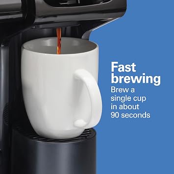 Hamilton Beach FlexBrew & 2-Way Programmable 12c Coffee Makers, Single Serve & 12 Cup, Compatible with K-Cup Pods or Grounds, Fast Brewing (49902, 49980R)