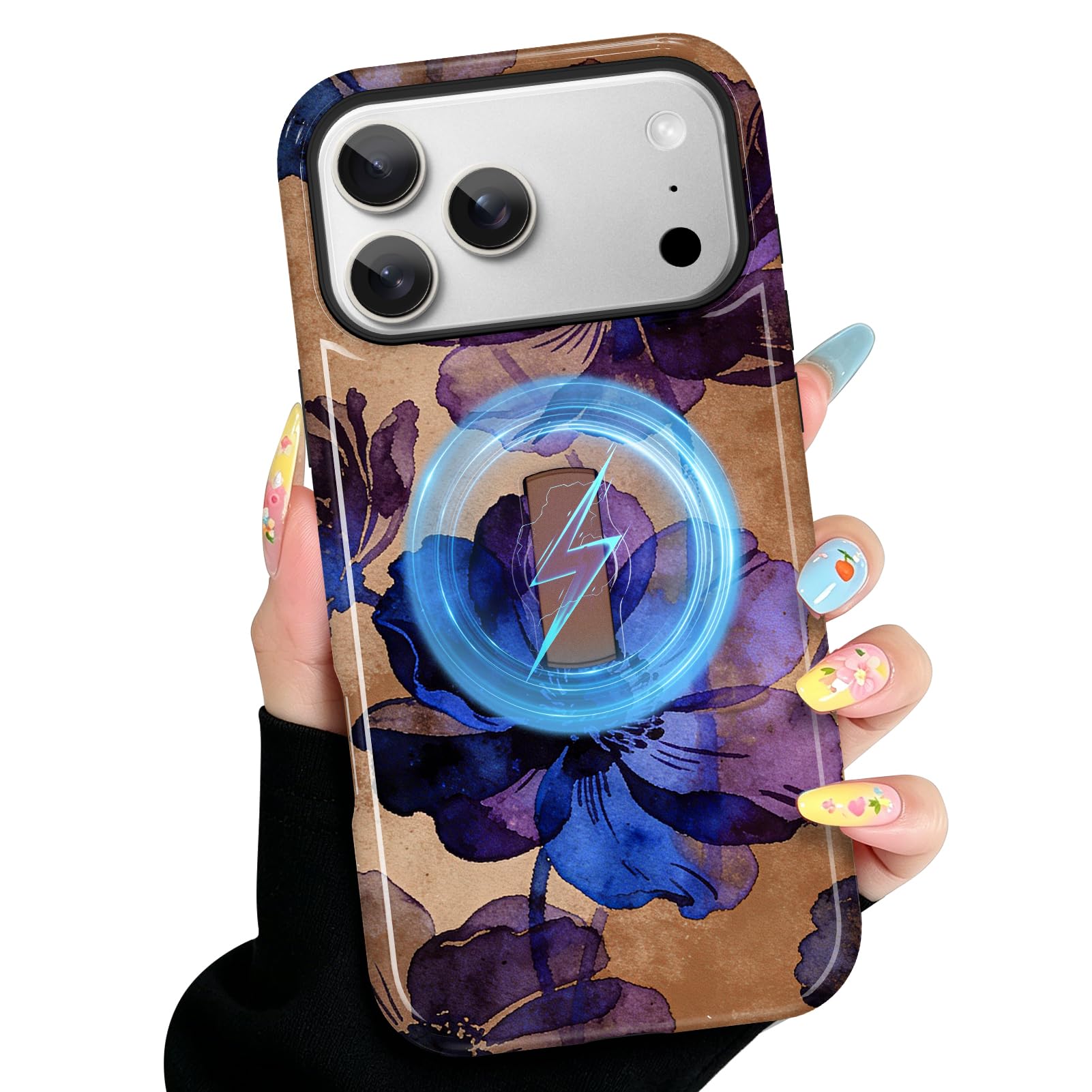 Coque iPhone 17 Pro Max MagSafe fleurie chic en TPU premium - 8