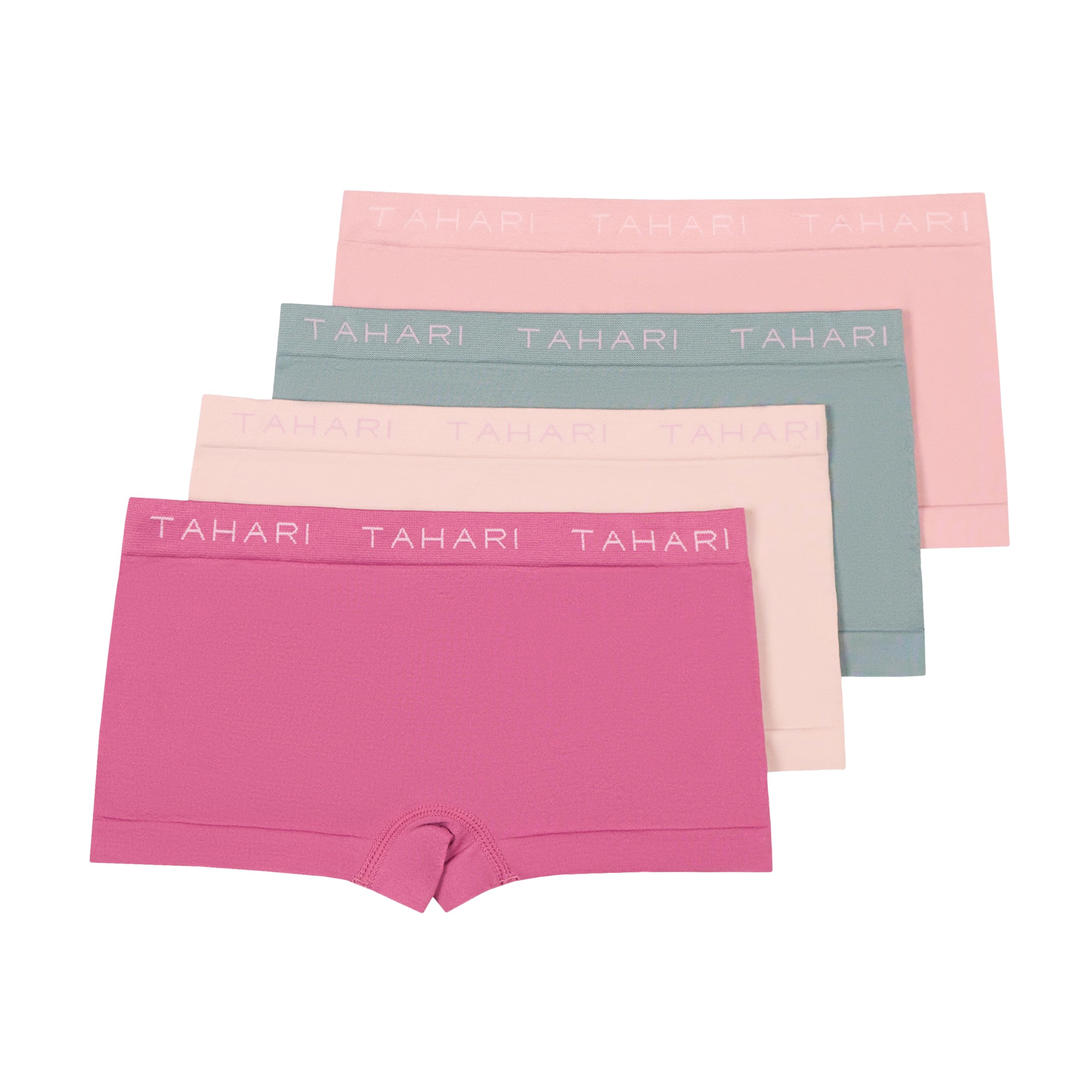 TAHARI Girls 4-pack Girls Boy Short Underwear