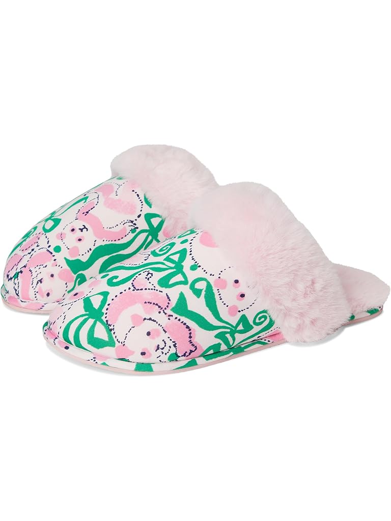 Pink Lilly Pulitzer Plush Clara Slipper