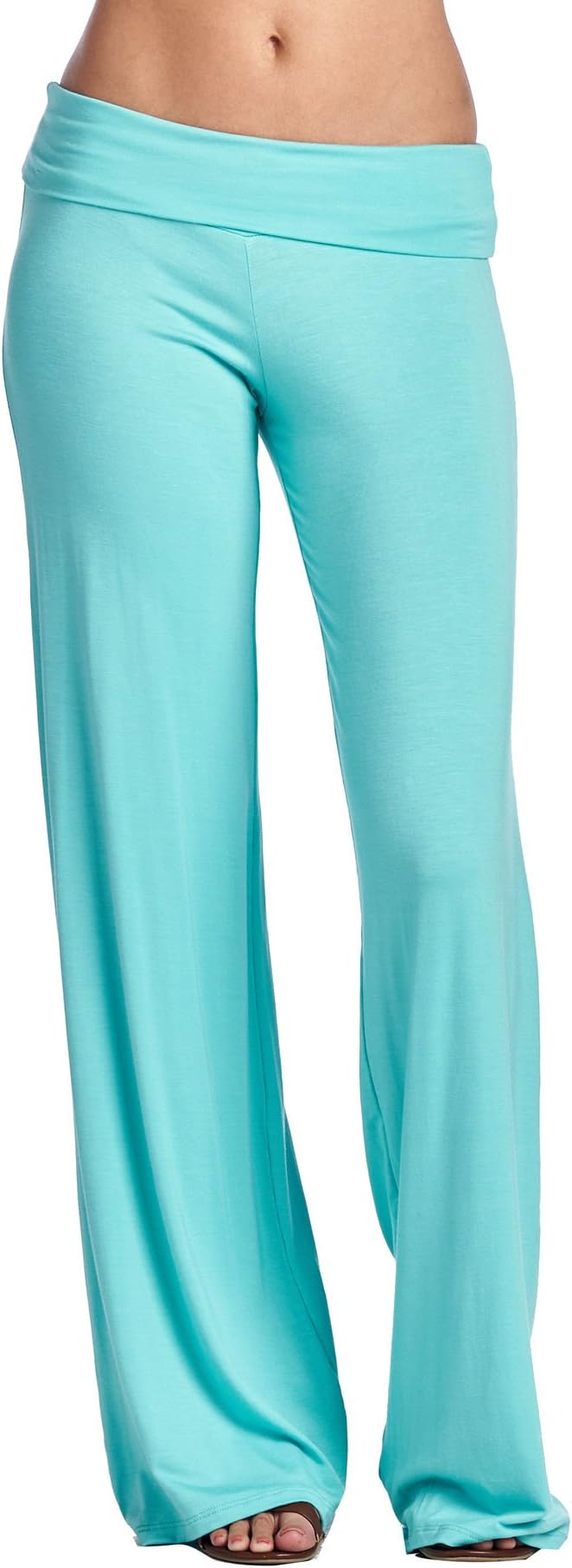 Stylish Palazzo Pants - Made in USA, Mint - Medium