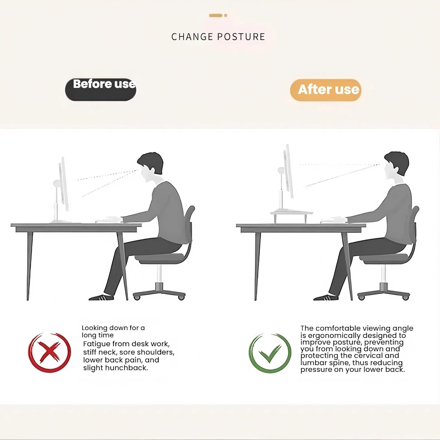 Monitor Stand Riser with Drawer & Pen Holder, Solid Wood Desktop Organizer with Keyboard Storage, Ergonomic Computer Stand for Desk, Space-Saving Monitor Shelf for Home Office Dorm (Walnut)