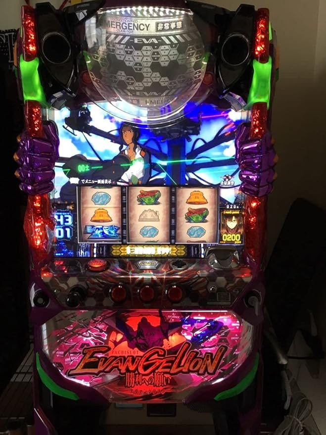 パチスロ 実機 エヴァンゲリオン 勝利への願い コイン不要機付