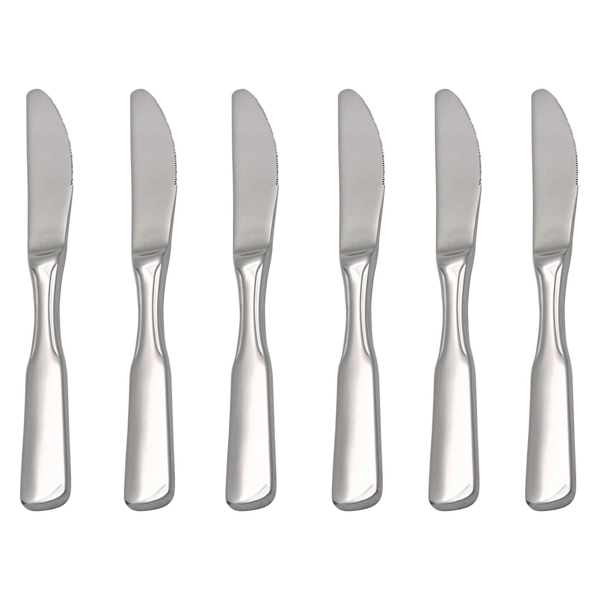 GRÄWE® Serie Spaten - Cuchillo de Postre, 6 Unidades