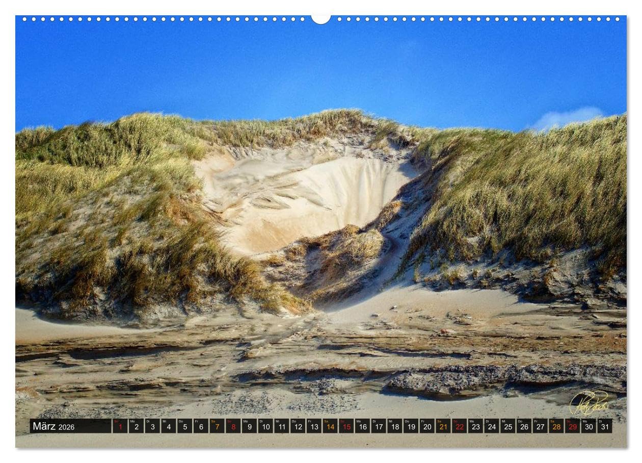 Nordsee-Dünen (Wandkalender 2026 DIN A2 quer), CALVENDO Monatskalender: Peter Roder folgen Sie dem Fotokünstler in die Dünen an der Nordseeküste (CALVENDO Natur)