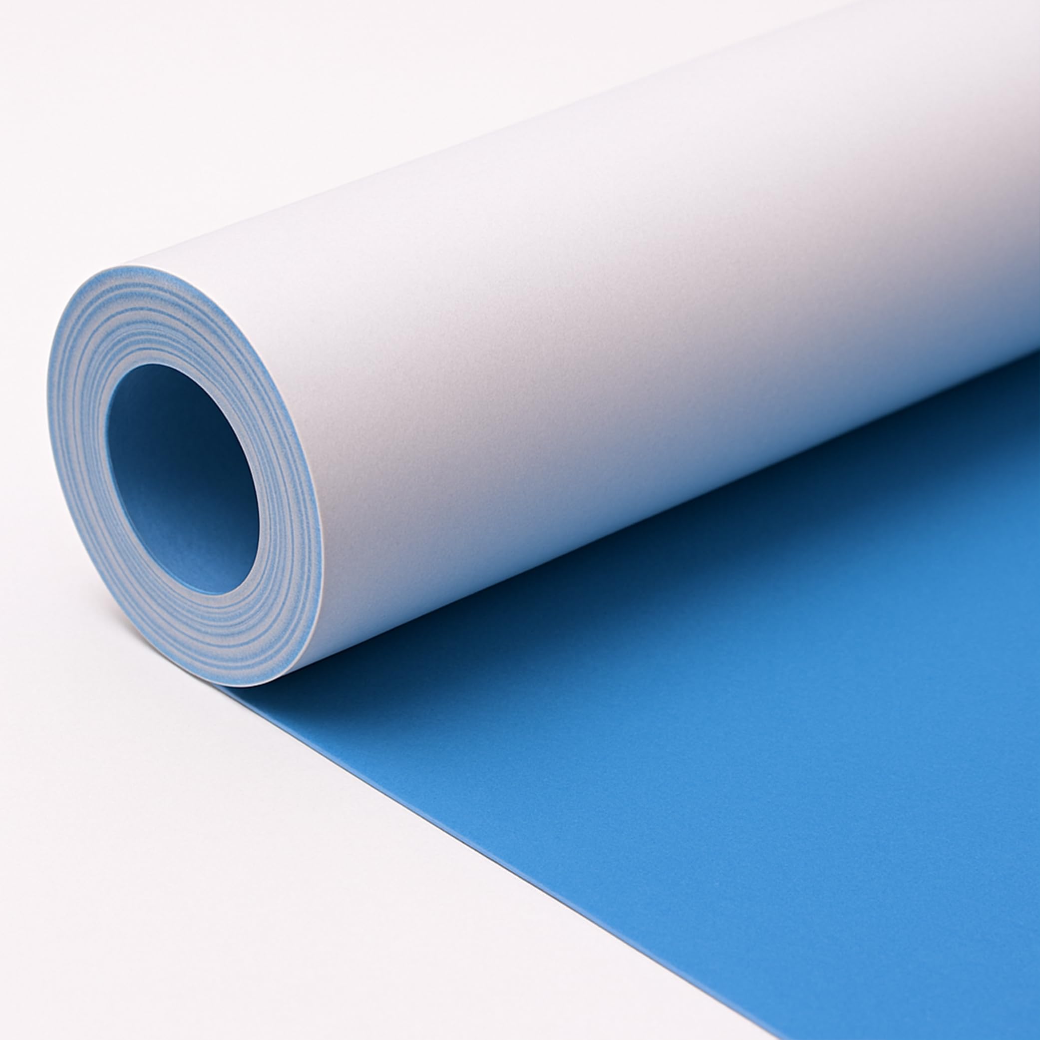 Paper Cutz Azure Blue Poster Paper Roll 76cm X 10M, 100GSM Craft & Drawing Display Paper Roll, Backing Paper for Classroom Walls & Noticeboards for School and Office, Gift Wrapping & Art Projects — image 1