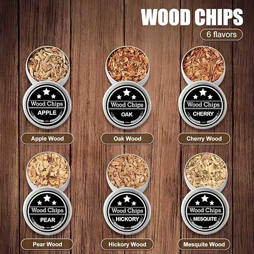 Miniatura 3 de Kit de ahumador de cóctel de whisky bourbon antiguo kit de infusor de bebidas de madera envejecida con antorcha kit de cóctel ahumado con 4 chips de