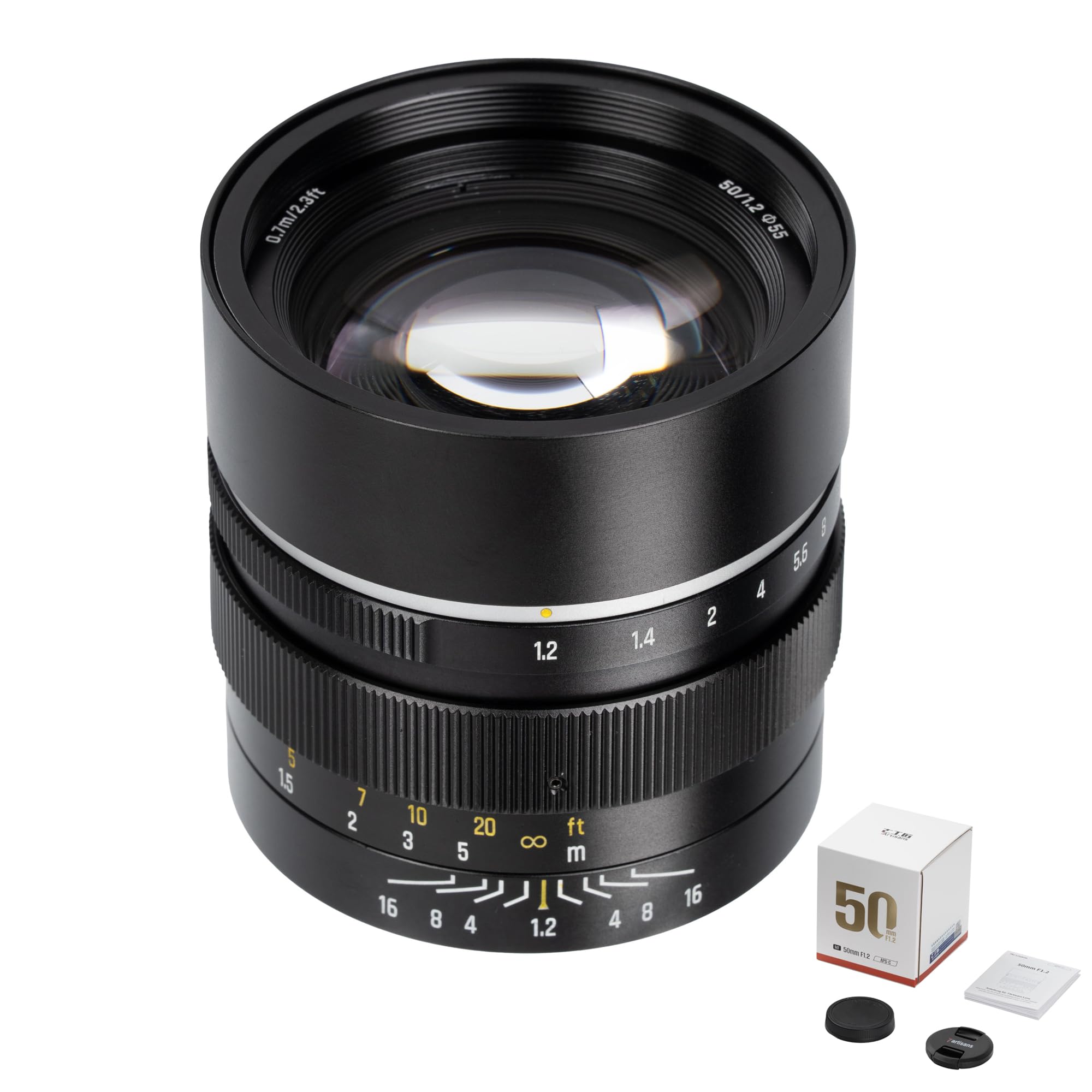 Amazon.com : 7artisans 50mm F1.2 APS-C Manual Focus Lens for Fuji