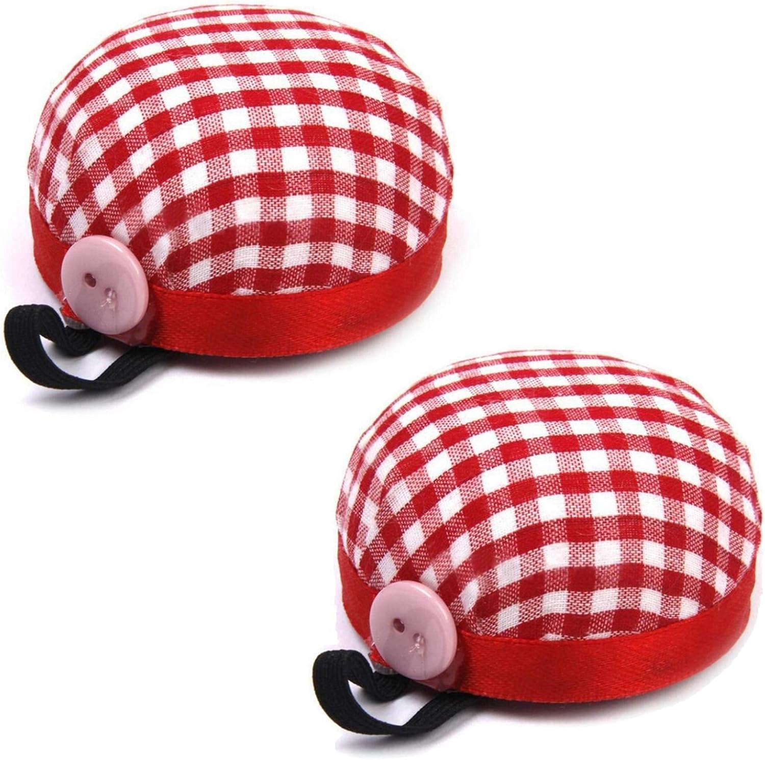 HAND 2 Pieces Check Wrist Pin Cushion, 60mmW, Tailor, Students …