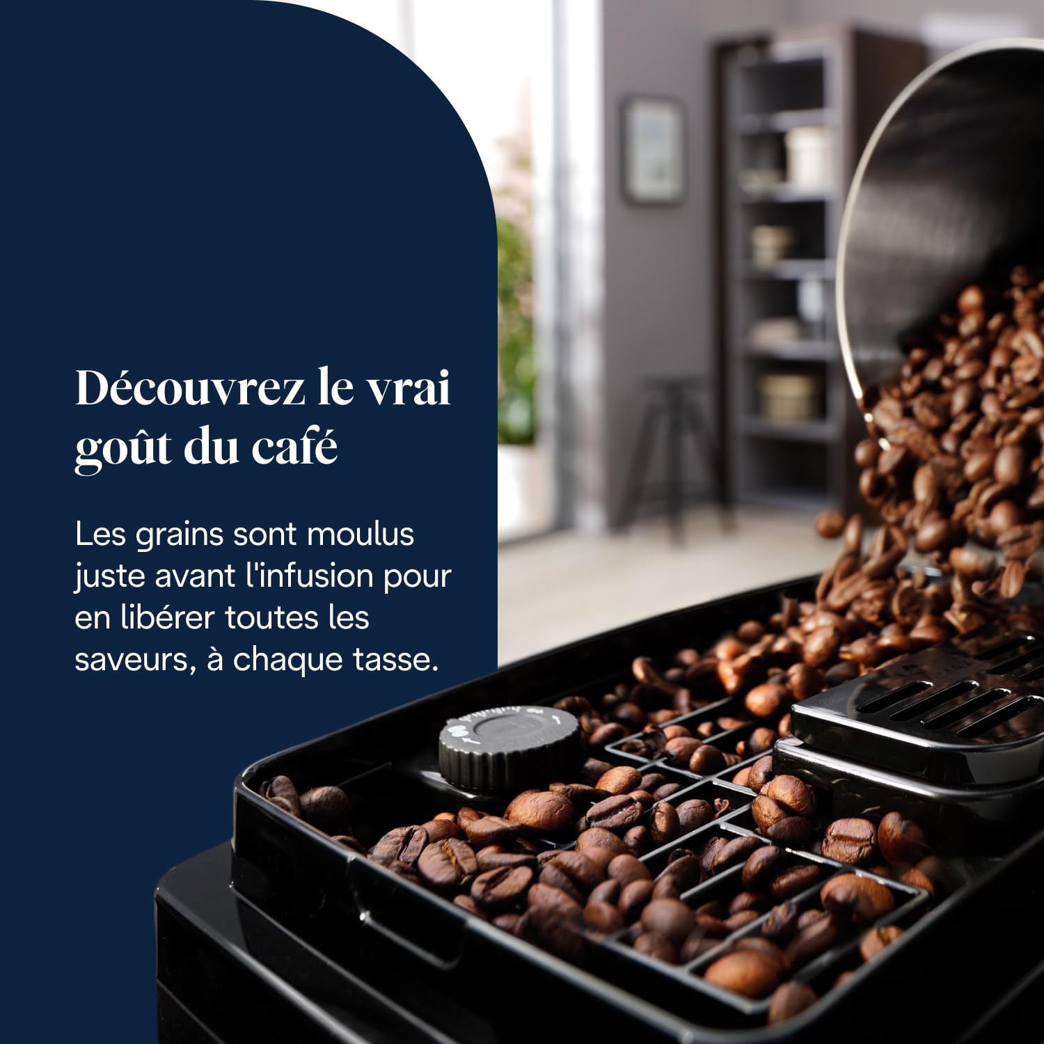 De’Longhi Magnifica Start - Perfetto Machine à Café Automatique avec LatteCrema Mousseur à Lait Automatique, 5 Boissons Enregistrées, Commandes Soft Touch, Noir (ECAM222.91.B)