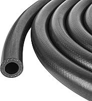 Vista 23 de Manguera de caucho NBR para combustible con diámetro interior de 3/16 pulgadas (5 mm), manguera de bloqueo de 10 pies y alta presión 300 PSI