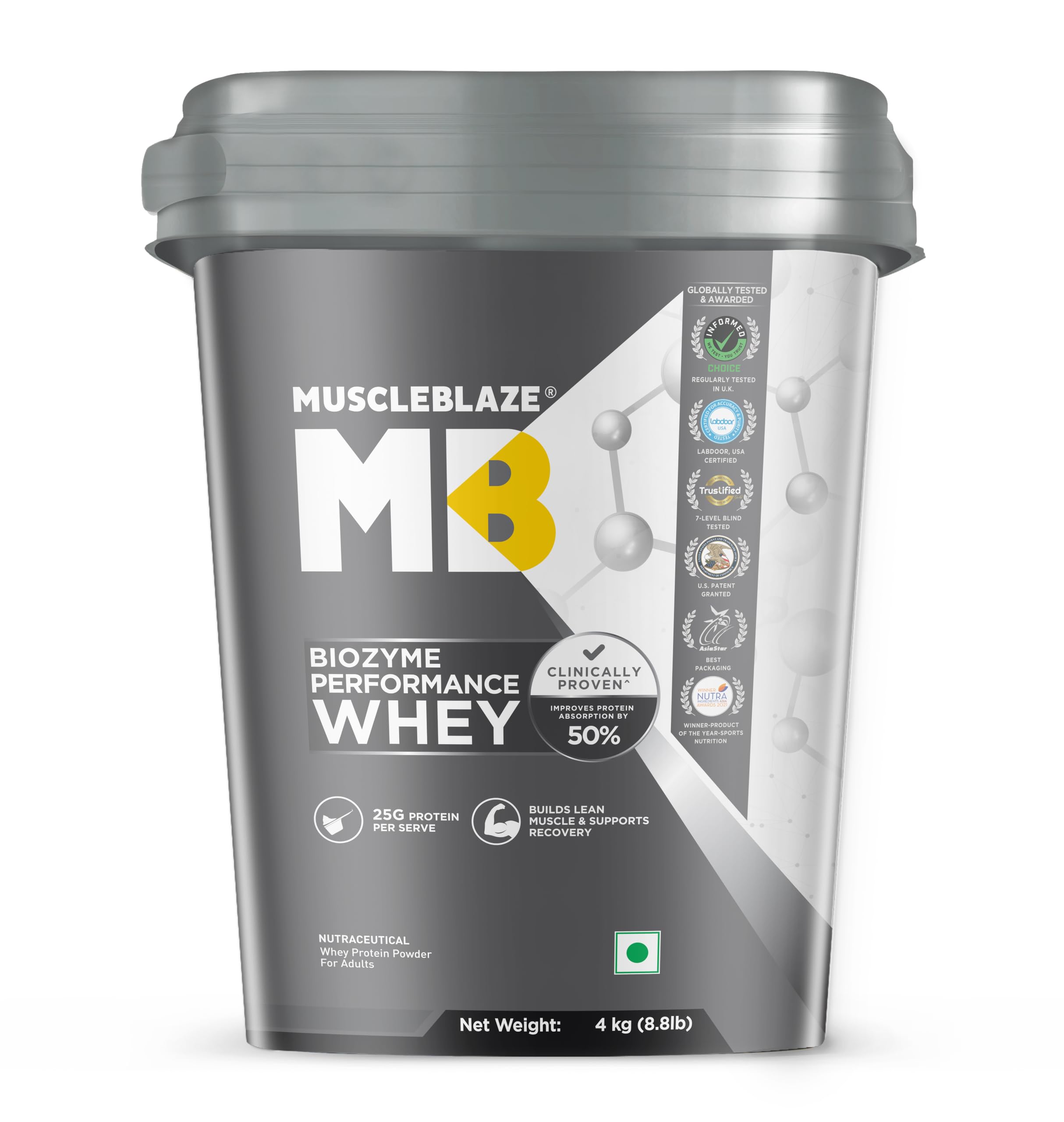 MuscleBlaze Biozyme Performance Whey Protein, 1kg Refill Pack — Amazon image 22