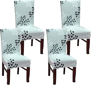 Sponsored Ad – Kivors Chair Covers Universal Removable Washable Stretch Slipcovers Chairs 4/6 Pieces Chair Protective Cove...