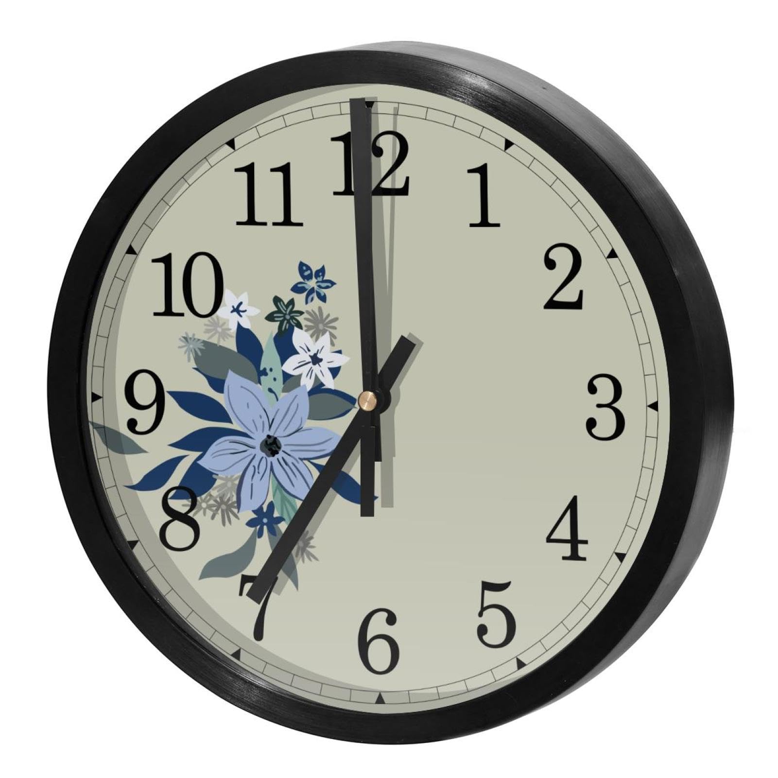 Horloge murale silencieuse quartz à pile pour école et maison