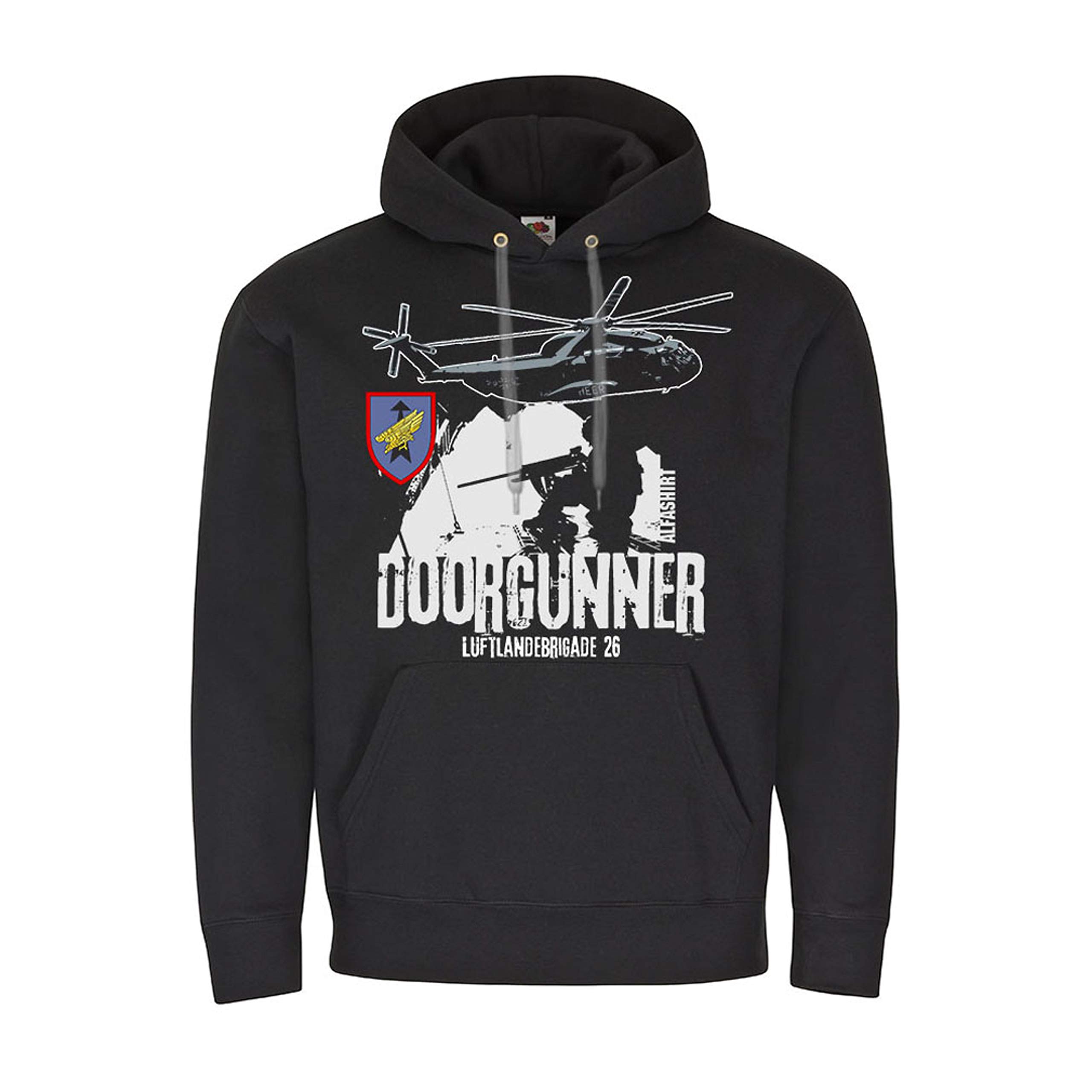 Pull à capuche Copytec Doorgunner anti-courants d'air coton noir XL - 3