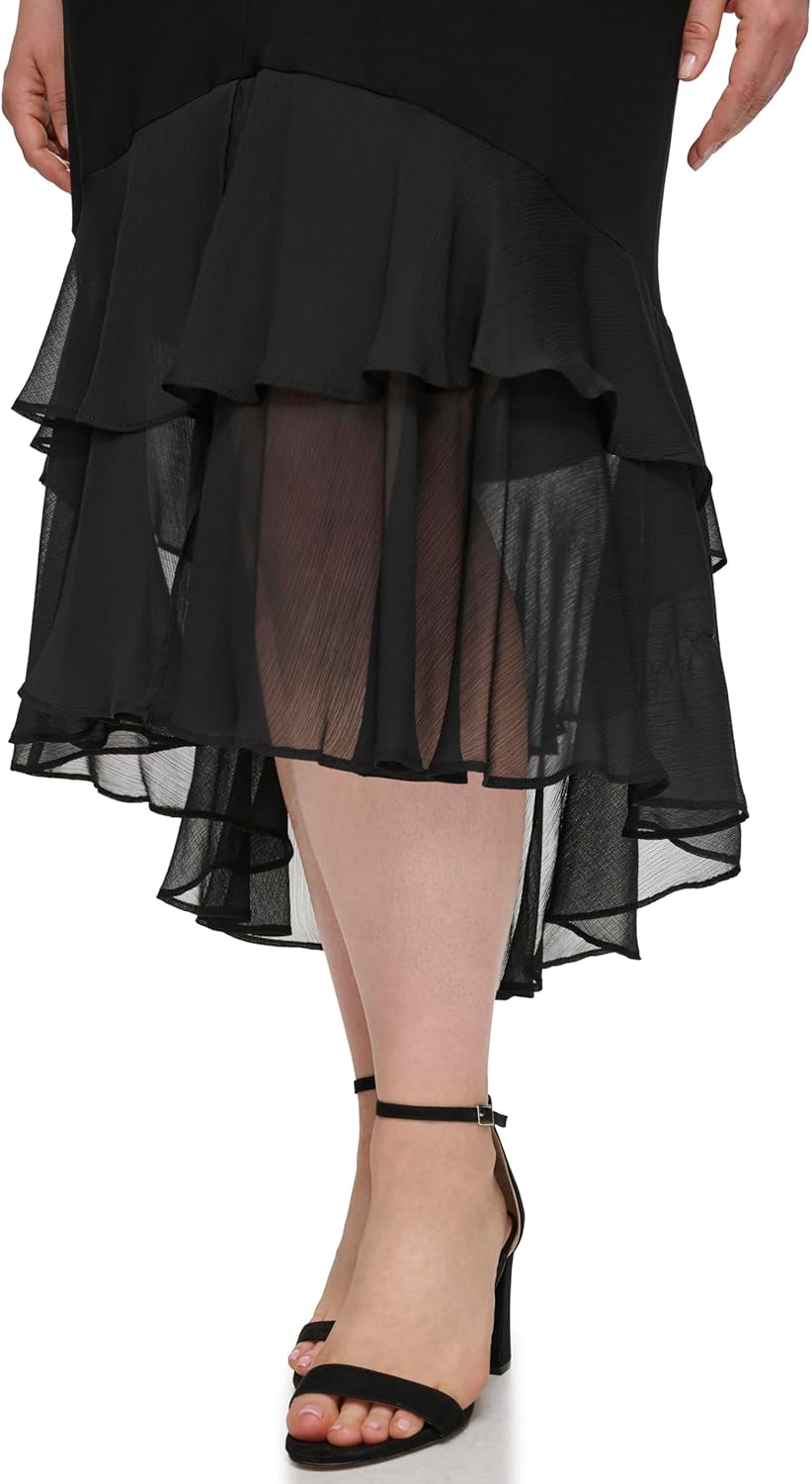 Tommy Hilfiger High-Low Flutter Dress - Image 5