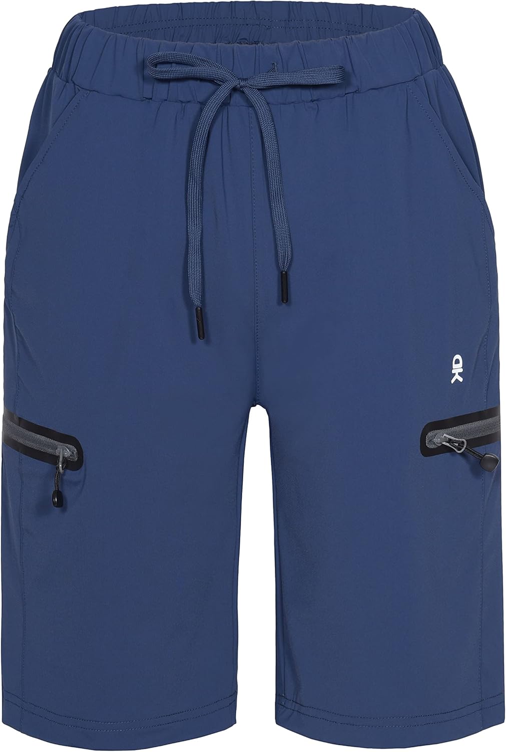 Little Donkey Andy Women's Ultra Stretch Quick Dry Lightweight Bermuda Shorts Drawstring Zipper Pocket Hiking Travel Workout - Image 3