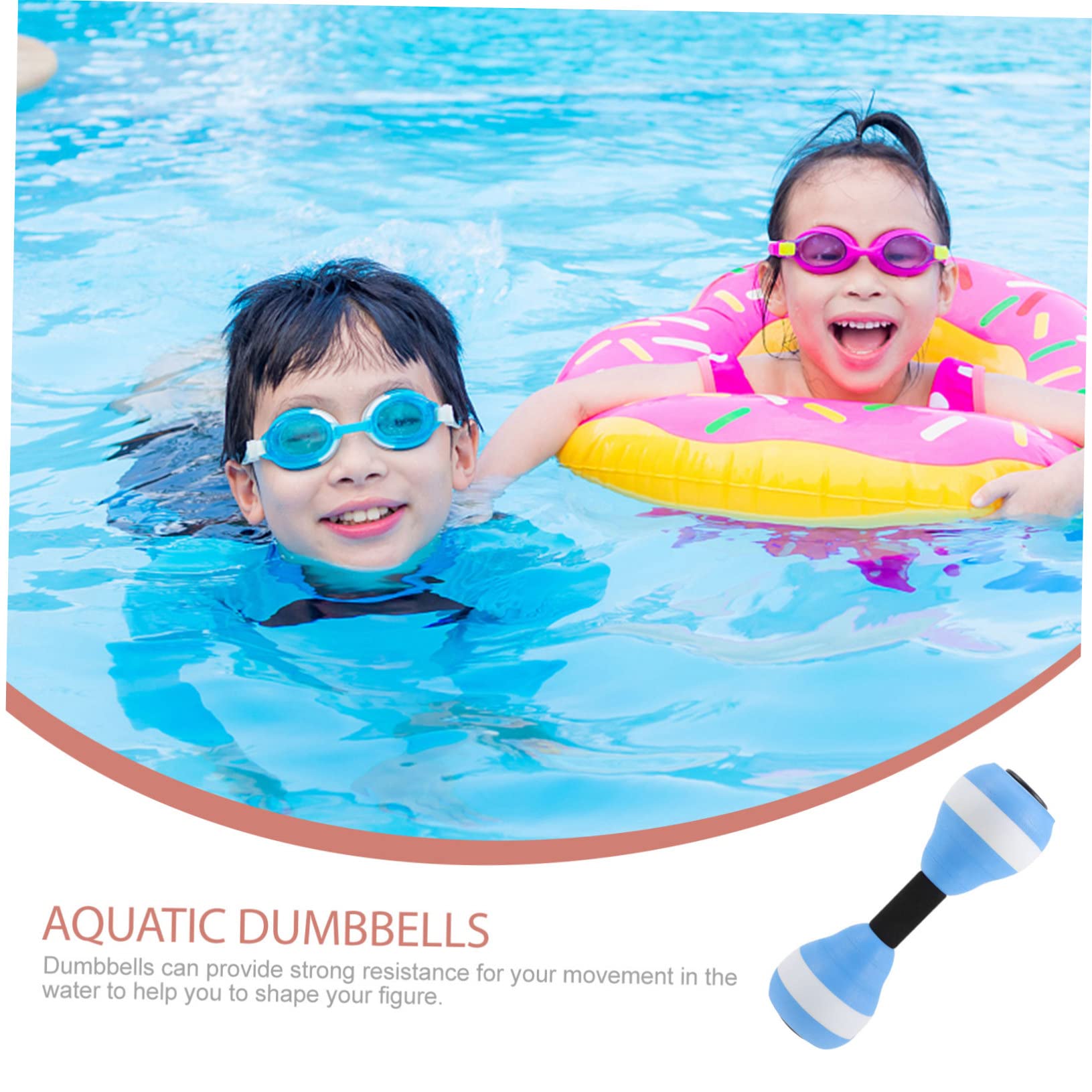 BESPORTBLE 3paia Manubri Galleggianti Multi-Funzionali per Esercizi Acquatici Attrezzatura per Fitness Piscina per Donne Anziani e Riabilitazione Post-Partum