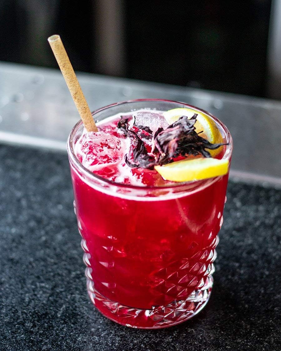 AGAVE FIBER STRAWS - 2000ct Individually Wrapped Biodegradable 8.2" Straws by Ecoware. Plant Based, Eco-friendly, 100% Recyclable, Alternative to Paper & Plastic Straws