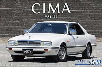 Amazon.com: Aoshima Nissan Y31 CIMA Type Limited '90 1:24 Model