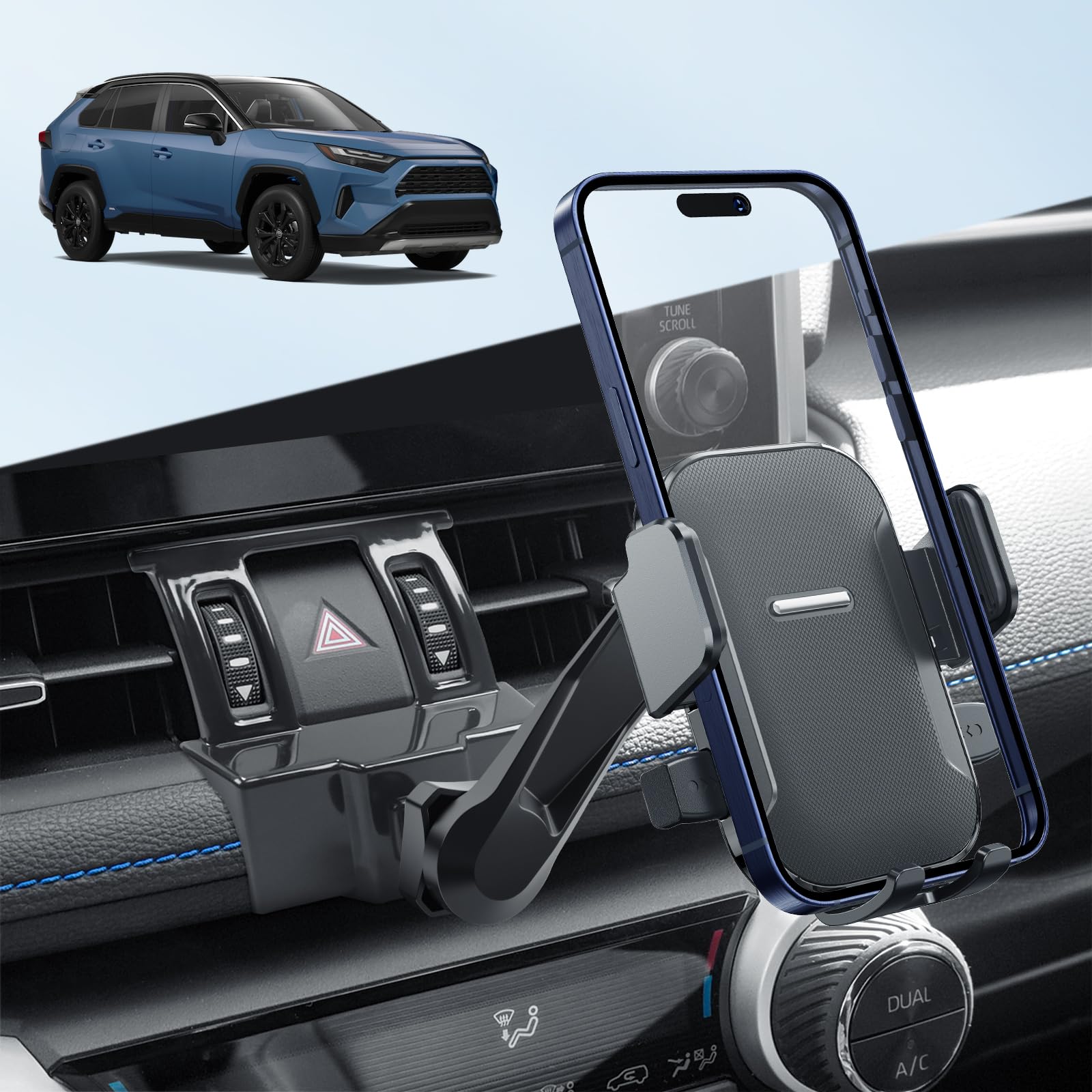 Amazon.co.jp: 【BIXUAN】トヨタ RAV4 5代目 50系 スマホホルダー rav4