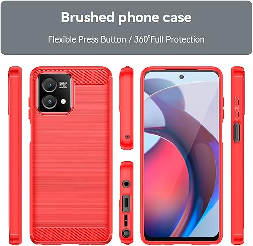 Miniatura 3 de Funda para Motorola Moto G Stylus 5G 2023, con protector de pantalla HD, absorción de golpes flexible de TPU parachoques de goma suave para Motorola