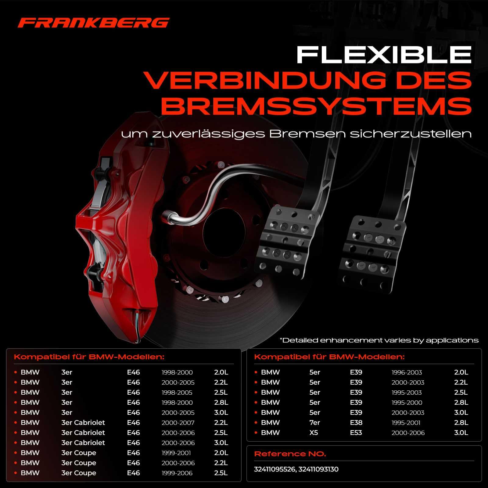 Tubo Idraulico Sterzo Per Z3 E36 Serie 3 E46 320-330 Serie 5 E39 520